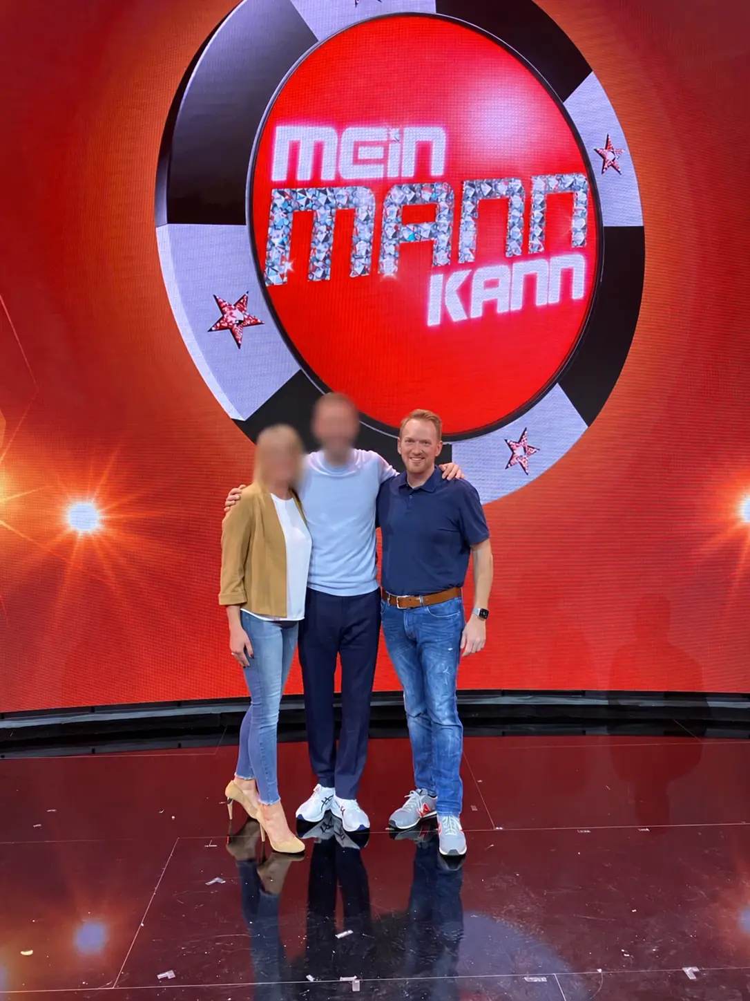 Marcus im Studio von Mein Mann kann; alle anderen Personen sind vollständig unscharf dargestellt